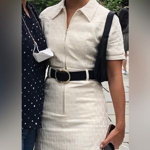 Sandro Tweed Zip mini dress